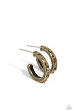 Load image into Gallery viewer, oak-sisters-jewelry-gallant-glitz-brass-earrings-paparazzi-accessories-by-lisa