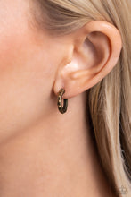 Load image into Gallery viewer, Paparazzi 🔆 Gallant Glitz - Brass Earrings