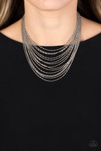 Load image into Gallery viewer, Paparazzi 🔆 Cascading Chains - Silver Necklace
