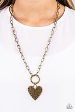 Load image into Gallery viewer, Paparazzi 🔆 Brotherly Love - Brass Necklace
