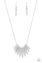 Load image into Gallery viewer, oak-sisters-jewelry-leading-mane-silver-necklace-paparazzi-accessories-by-lisa