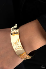Load image into Gallery viewer, Paparazzi 🔆 Magical Mariposas - Gold Bracelet
