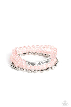 Load image into Gallery viewer, oak-sisters-jewelry-pray-always-pink-bracelet-paparazzi-accessories-by-lisa