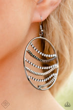 Load image into Gallery viewer, Paparazzi 🔆 Fighting Fortune - Black Earrings