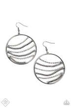 Load image into Gallery viewer, oak-sisters-jewelry-fighting-fortune-black-earrings-paparazzi-accessories-by-lisa