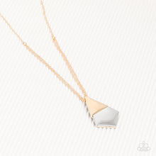 Load image into Gallery viewer, Paparazzi 🔆 Posh Pyramid - Gold Necklace
