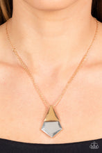 Load image into Gallery viewer, Paparazzi 🔆 Posh Pyramid - Gold Necklace