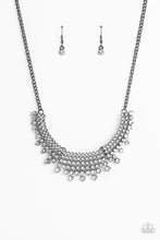 Load image into Gallery viewer, oak-sisters-jewelry-shimmering-song-black-necklace-paparazzi-accessories-by-lisa