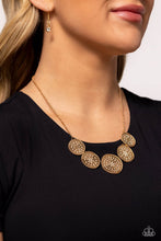 Load image into Gallery viewer, Paparazzi 🔆 Medaled Mosaic - Gold Necklace