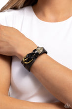 Load image into Gallery viewer, Paparazzi 🔆 Coat of Arms Couture - Black Bracelet