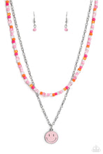 Load image into Gallery viewer, oak-sisters-jewelry-high-school-reunion-pink-necklace-paparazzi-accessories-by-lisa