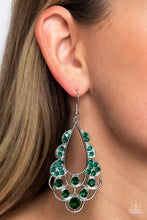 Load image into Gallery viewer, Paparazzi π Majestic Masquerade - Green Earrings
