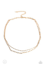 Load image into Gallery viewer, oak-sisters-jewelry-polished-paperclips-gold-necklace-paparazzi-accessories-by-lisa