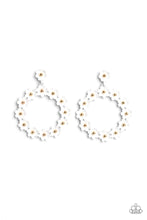Load image into Gallery viewer, oak-sisters-jewelry-daisy-meadows-white-post earrings-paparazzi-accessories-by-lisa