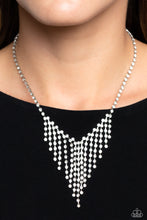 Load image into Gallery viewer, Paparazzi π SHIMMER of Stars - White Necklace