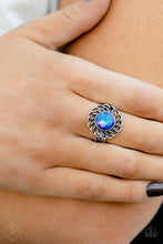 Load image into Gallery viewer, Paparazzi 🔆 Round Table Runway - Blue Ring