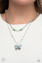 Load image into Gallery viewer, Paparazzi 🔆 Free-Spirited Flutter - Blue Necklace