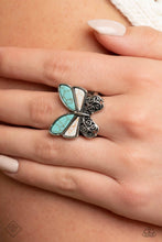 Load image into Gallery viewer, Paparazzi 🔆 Wild Wings - Blue Ring