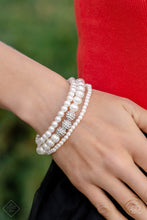 Load image into Gallery viewer, Paparazzi 🔆 Showy Soprano - White Bracelet