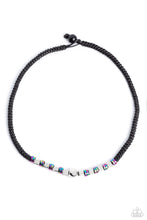 Load image into Gallery viewer, oak-sisters-jewelry-oil-spill-orbit-silver-necklace-paparazzi-accessories-by-lisa