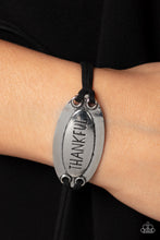 Load image into Gallery viewer, Paparazzi 🔆 Thankful Tidings - Black Bracelet