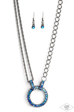 Load image into Gallery viewer, oak-sisters-jewelry-razzle-dazzle-blue-necklace-paparazzi-accessories-by-lisa