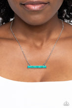 Load image into Gallery viewer, Paparazzi 🔆 Barred Bohemian - Blue Necklace
