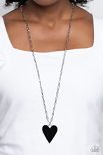 Load image into Gallery viewer, Paparazzi 🔆 Subtle Soulmate - Black Necklace