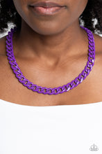 Load image into Gallery viewer, Paparazzi 🔆 Painted Powerhouse - Purple Necklace