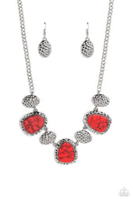 Load image into Gallery viewer, oak-sisters-jewelry-badlands-border-red-paparazzi-accessories-by-lisa