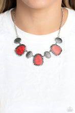 Load image into Gallery viewer, Paparazzi 🔆Badlands Border - Red Necklace