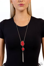 Load image into Gallery viewer, Paparazzi 🔆 Desert Darling - Red Necklace