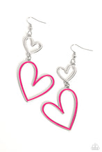 Load image into Gallery viewer, oak-sisters-jewelry-pristine-pizzazz-pink-earrings-paparazzi-accessories-by-lisa