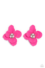 Load image into Gallery viewer, oak-sisters-jewelry-jovial-jasmine-pink-post earrings-paparazzi-accessories-by-lisa