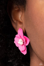 Load image into Gallery viewer, Paparazzi 🔆 Jovial Jasmine - Pink Post Earrings
