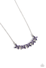 Load image into Gallery viewer, oak-sisters-jewelry-floral-fanfare-purple-necklace-paparazzi-accessories-by-lisa