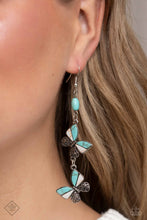 Load image into Gallery viewer, Paparazzi π Spirited Soar - Blue Earrings