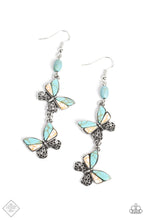 Load image into Gallery viewer, oak-sisters-jewelry-spirited-soar-blue-earrings-paparazzi-accessories-by-lisa