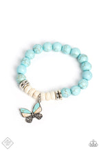 Load image into Gallery viewer, oak-sisters-jewelry-bold-butterfly-blue-bracelet-paparazzi-accessories-by-lisa