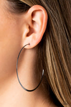 Load image into Gallery viewer, Paparazzi π Metal Drama - Black Earrings
