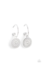 Load image into Gallery viewer, oak-sisters-jewelry-mandala-maiden-silver-earrings-paparazzi-accessories-by-lisa