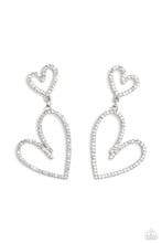 Load image into Gallery viewer, oak-sisters-jewelry-doting-duo-white-post earrings-paparazzi-accessories-by-lisa