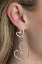 Load image into Gallery viewer, Paparazzi π Doting Duo - White Post Earrings