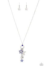 Load image into Gallery viewer, oak-sisters-jewelry-starry-statutes-blue-necklace-paparazzi-accessories-by-lisa