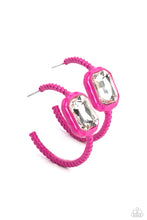Load image into Gallery viewer, oak-sisters-jewelry-call-me-trendy-pink-earrings-paparazzi-accessories-by-lisa