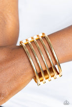 Load image into Gallery viewer, Paparazzi 🔆 Wayward Warrior - Gold Bracelet
