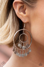Load image into Gallery viewer, Paparazzi 🔆 Caviar Command - Silver Earrings