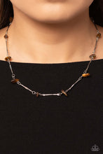 Load image into Gallery viewer, Paparazzi 🔆 Chiseled Construction - Brown Necklace