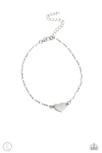 Load image into Gallery viewer, oak-sisters-jewelry-sunbather-serenade-white-anklet-paparazzi-accessories-by-lisa