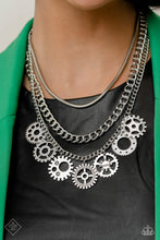 Load image into Gallery viewer, Paparazzi π Running Out of STEAMPUNK - White Necklace